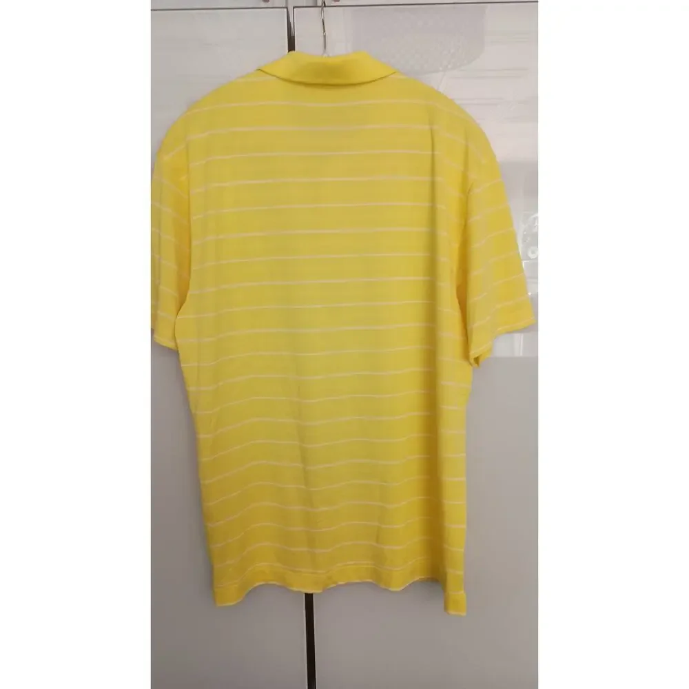Nike Golf BUNDLE (3 ) Dri-FIT polos Sz Medium green,yellow & Navy activewear